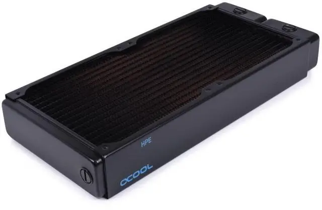 Alt view image 3 of 5 - Alphacool 14441 NexXxoS HPE-45 Full Copper 280mm Radiator
