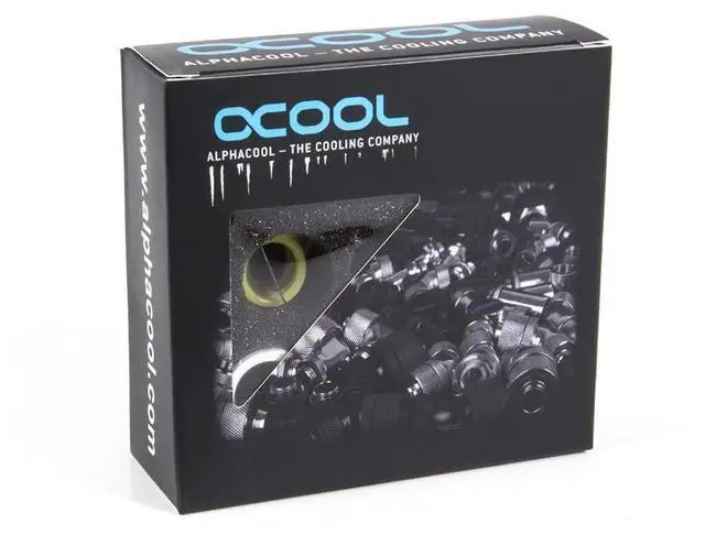 Alt view image 5 of 5 - Alphacool 17483 Eiszapfen PRO 13mm HardTube Fitting G1/4 - White Sixpack