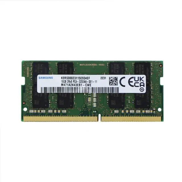 Main image of Sam Original 16GB (1x16GB) DDR4 3200MHz PC4-25600 (or 2933MHz or 2666MHz) SODIMM 2Rx8 CL22 1.2v Notebook Laptop Gaming Memory Module Upgrade RAM M471A2K43EB1-CWE Adamanta