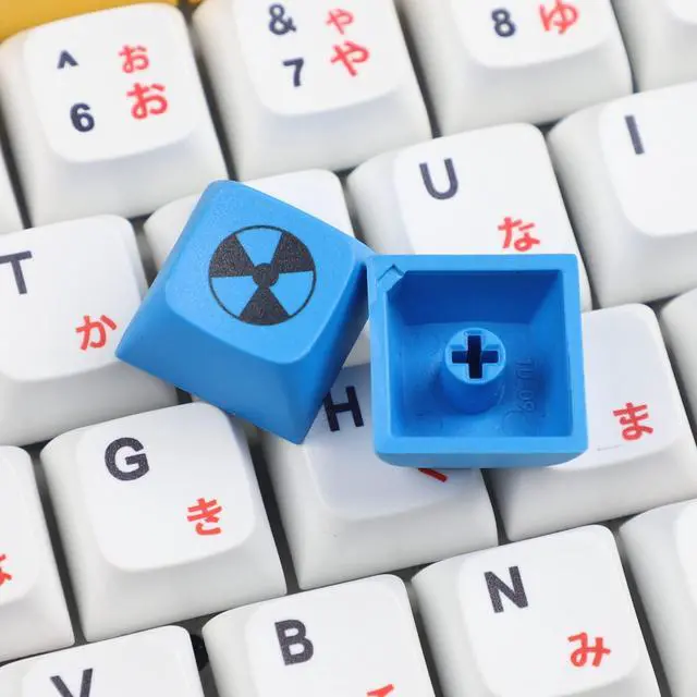 Alt view image 3 of 5 - YMDK PBT Keycaps ZDA Similar to XDA Japanese Keycap Dye Sub for MX Keyboard 104 87 GK61 96 84 GK64 68 Key caps (123 Gundam)
