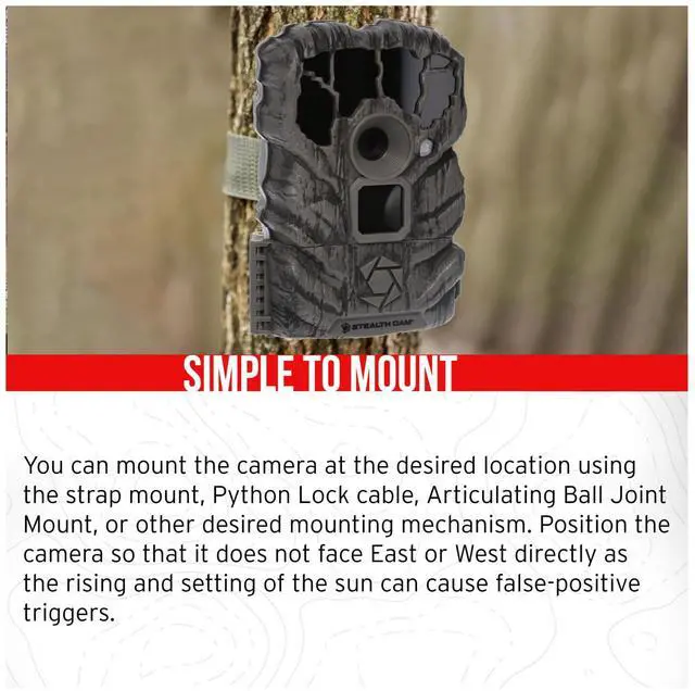 Alt view image 4 of 5 - Stealth Cam Browtine 14MP Camera (9-Pack) Bundle with 32GB Memory Card (9-Pack) and Card Reader (21 Items)