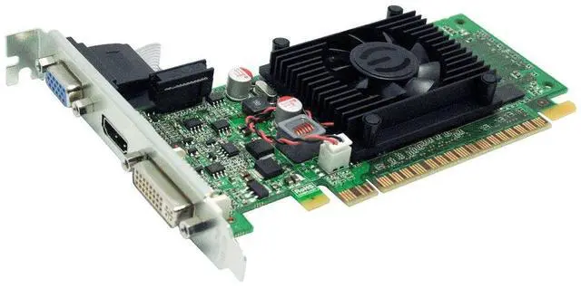 Alt view image 2 of 5 - EVGA 512-P3-1300-LR GeForce 8400 GS 512 MB DDR3 PCI Express 2.0 DVI/HDMI/VGA Graphics Card