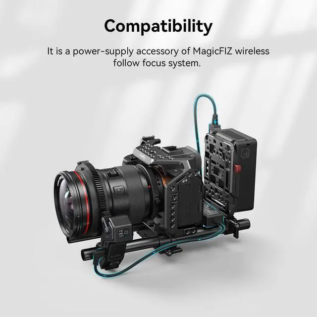 Alt view image 2 of 5 - SMALLRIG D-Tap to USB-C Power Cable, Power-Supply Accessory of MagicFIZ Wireless Follow Focus System, Supports Fast Charging & Short Circuit Protection - 3266
