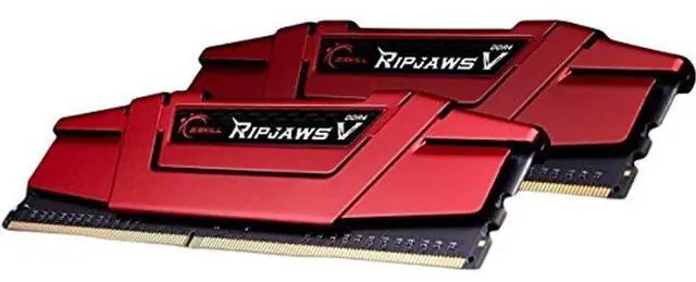 Alt view image 2 of 2 - G.SKILL Ripjaws V Series (Intel XMP) DDR4 RAM 16GB (2x8GB) 3000MT/s CL16-18-18-38 1.35V Desktop Computer Memory UDIMM - Red (F4-3000C16D-16GVRB)