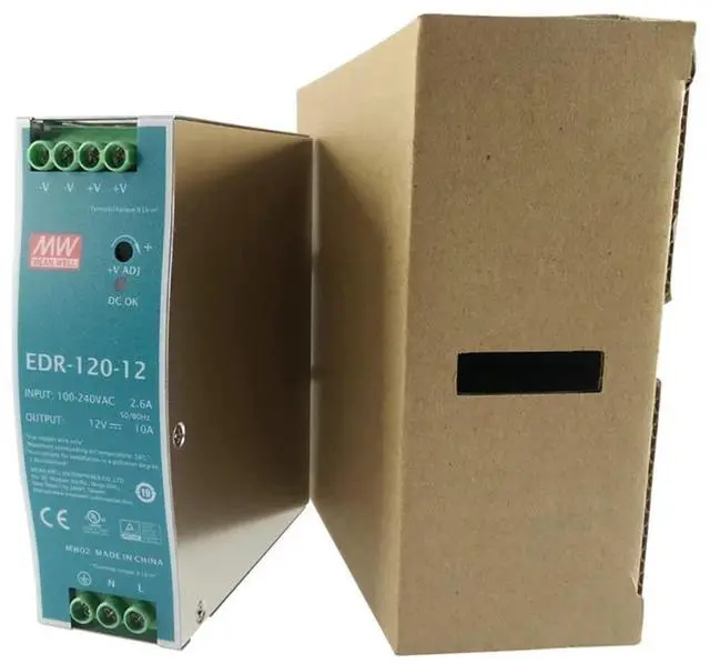 Alt view image 4 of 4 - Mean Well EDR-120-12 120W 12V 10A Switching Power Supply