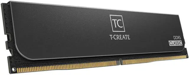 Alt view image 4 of 5 - TEAMGROUP T-Create Classic 10L DDR5 64GB Kit (2 x 32GB) 5600MHz (PC5-44800) CL46 Hynix IC Desktop Memory Module Ram, Supports Both Intel & AMD - CTCCD564G5600HC46DC01, Black-UDIMM