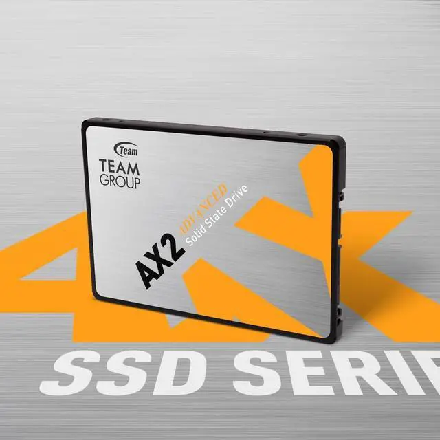 Alt view image 3 of 5 - TEAMGROUP AX2 2TB 3D NAND TLC 2.5 Inch SATA III SSD Read 540MB/s T253A3002T0C101 Bundle with Elite UDIMM DDR3 16GB kit (2x8GB) 1600MHz CL11 Desktop Memory TED316G1600C11DC01