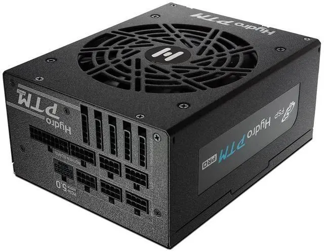 Alt view image 3 of 5 - FSP Hydro PTM PRO 1200W Power Supply, 80 Plus Platinum, ATX 3.0/PCIe5, Full Modular (HPT2-1200,Gen5)