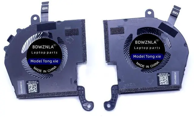 Alt view image 2 of 4 - BDWZNLA BDWNLA Replacement CPU and GPU Cooling Fan for DELL Alienware x14 0HD5CJ 0XVCHN ND75C85 2726F1R DC28000YDD0 CN-0HD5CJ-DEW00-27F-01UO-K00 CN-0HD5CJ-DEW00-27F-01UX-K00 5.7CMF DC05V 0.80A Fan