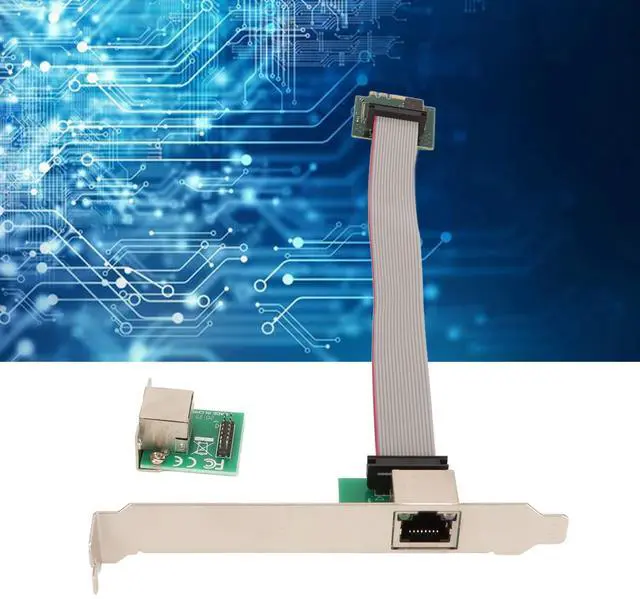 Alt view image 2 of 5 - Gigabit Ethernet Server Adapter, M.2 A E Key Single Port Gigabit Server NIC Adapter 1000M RJ45 Ethernet NIC.