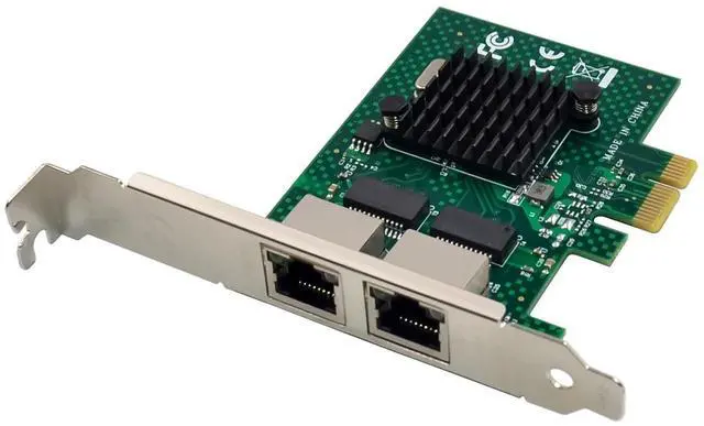 Alt view image 2 of 5 - Dual-Port PCIe Gigabit Ethernet Server Adapter with NetXtreme BCM5720-2P Chipset PCI Express 1000M Network LAN Card for Windows Sever Linux Ubuntu VMware