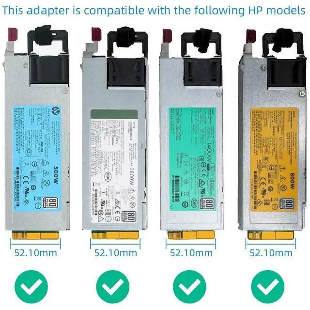 Alt view image 4 of 5 - chenyang CY 52.10mm 10+14Pin Power Slot to ATX 6Pin 16 Ports Flex Slot Server Power Supply Board Adapter for CHIA ETH BTC Mining Miner
