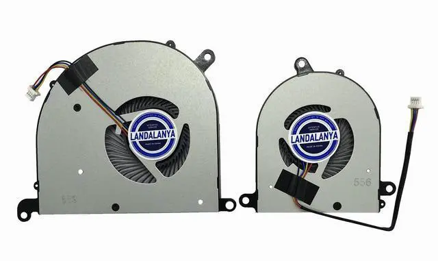 Main image of LANDALANYA Replacement New Laptop CPU and GPU Cooling Fan for MSI Modern PS63 8RC PS63 8M MS-16S1 MS-16S2 MS14B2 GTX1050 Series BS5005HS-U3J 16S1-CPU BS5005HS-U3I 16S1-GPU DC5V 0.50A Fan