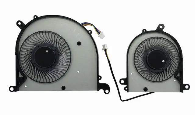 Alt view image 2 of 5 - LANDALANYA Replacement New Laptop CPU and GPU Cooling Fan for MSI Modern PS63 8RC PS63 8M MS-16S1 MS-16S2 MS14B2 GTX1050 Series BS5005HS-U3J 16S1-CPU BS5005HS-U3I 16S1-GPU DC5V 0.50A Fan