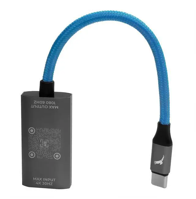 Alt view image 4 of 4 - KONDOR BLUE | USB-C to HDMI Capture Card for Live Streaming  Video & Audio | Compatible with Zoom, Skype, OBS, ECamm, VLC, YouTube, Facebook, & Restream + More | Blue