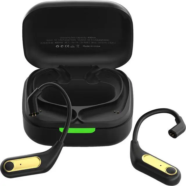 Main image of erjigo Bluetooth Adapter 0.75mm Pins 0.78 Pins Earbuds,KZ AZ15 HiFi TWS True Wireless IEM Earphone Replacement Microphone Cable Cord
