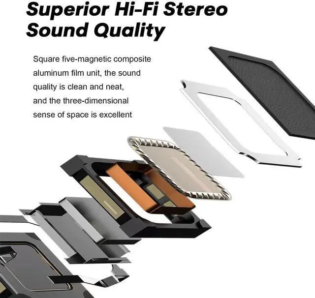 Alt view image 4 of 5 - Open Ear Headphones Wireless Bluetooth Air Bone Conduction Headphones Head Set with Mic Bone Conduction Earbuds Headset Bone Conducting Earphones Workout Over the Ear Running Earbuds with Earhooks