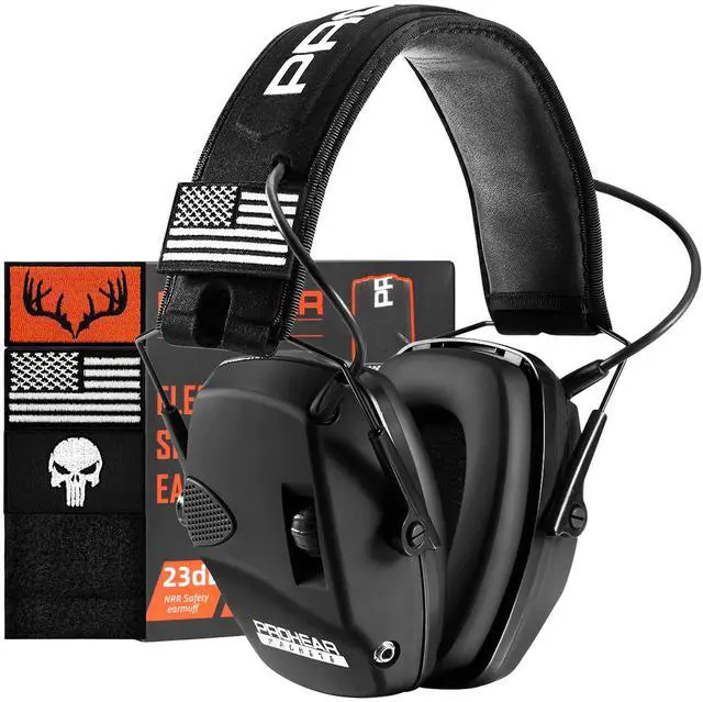 Alt view image 2 of 5 - PROHEAR 066 Electronic Ear Protection for Shooting GEP02 Gel Ear Pads