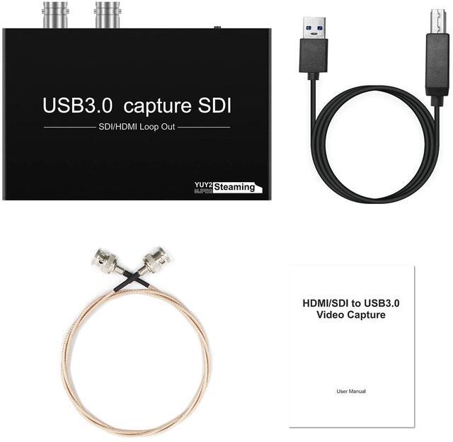 Alt view image 5 of 5 - Wiistar SDI Video Capture Card 1080P60fps HDMI/SDI to USB3.0 Audio Video Capture Device with SDI Loopout USB Video Record for Camera Live Streaming