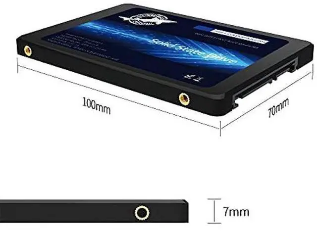 Alt view image 4 of 5 - Dogfish 4TB 2.5" Internal SSD, 3D NAND Solid State Drive, SATA III 6Gb/s 2.5 inch 7mm (0.28), Read up to 550MB/s - (2.5 4TB)