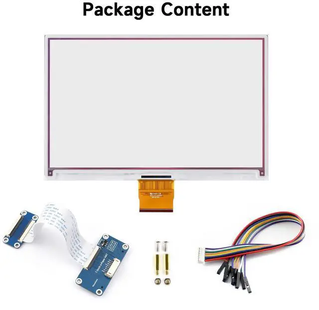 Alt view image 2 of 5 - Waveshare 7.3inch ACeP 7-Color E-Paper E-Ink Display Module, Compatible with Raspberry Pi 4B/3B+/3A+ /3B /2B/1B+/1A+/Zero 2 W/Zero W/Zero, 800×480 Pixels, SPI Communication