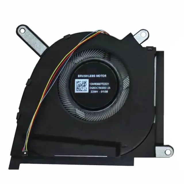 Alt view image 4 of 5 - ZHAWULEEFB Replacement New CPU+GPU Cooling Fan for ASUS TUF Dash F15 FX517ZC ZR RTX3070 DC12V FQ1L DFSCL42P06593U 13NR0990T01021 FQ1M DFSCL42P16593U 13NR0990T02021 DC12V 0.6A