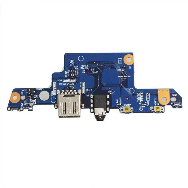 Alt view image 3 of 5 - Zahara USB Audio Power Button Board Replacement for HP Envy X360 15-AR010CA 15Z-AR000 856792-001 L04003-001
