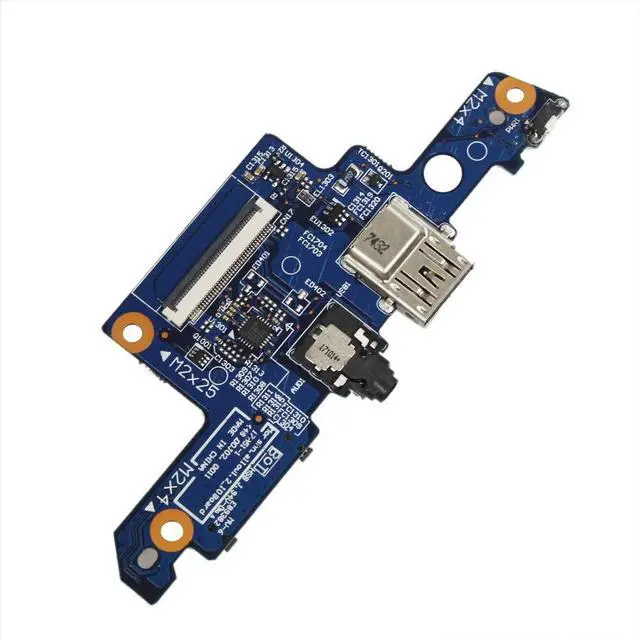 Alt view image 2 of 5 - Zahara USB PCBA Audio Power Button Board Replacement for HP Envy X360 M6-AQ003DX M6-AQ005DX M6-AQ103DX L04003-001