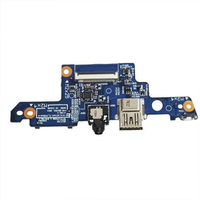 Alt view image 5 of 5 - Zahara USB PCBA Audio Power Button Board Replacement for HP Envy X360 M6-AQ003DX M6-AQ005DX M6-AQ103DX L04003-001