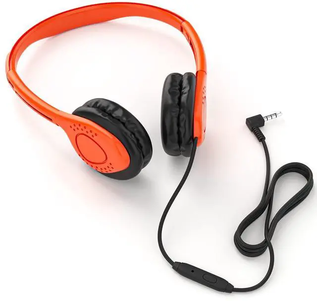 Alt view image 2 of 5 - Maeline Bulk Classroom Student Headphones with Microphone, On Ear Stereo Headphones with Mic & Faux Leather Cushions for Kids Online Learning, Library, School, Airplane, Travel - 3.5mm Plug - 20 Pack