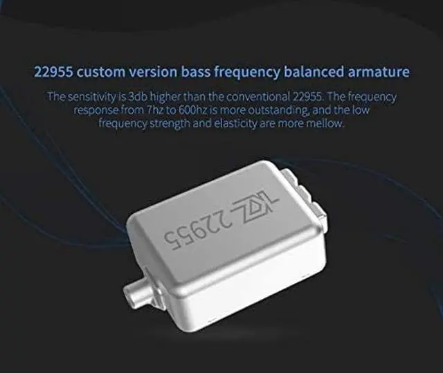 Alt view image 5 of 5 - Kinboofi KZ AS16 in Ear Monitor Earphone Pure 8 Balanced Armature Drivers Per Side, KZ Stage Monitor Earphone High Fidelity Earbuds Headphone(with Mic,Blue)