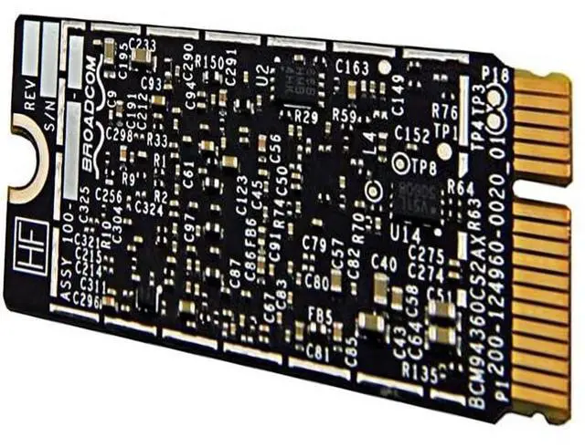 Alt view image 2 of 2 - Willhom BCM94360CS2 WiFi Bluetooth Airport Wireless Card Replacement for MacBook Air 11" A1465 (2013, 2014, 2015) 13" A1466 (2013, 2014, 2015, 2017) (661-7465, 661-7481, 653-0023)