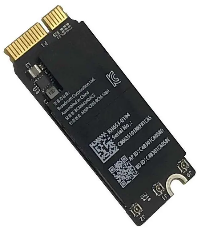 Main image of Willhom Replacement Bluetooth 4.0 Bt Wireless WiFi Airport Card BCM943602CS BCM943602CSAX for MacBook Pro 13" or 15" Retina (2015) A1398 A1502 653-0194 802.11ac
