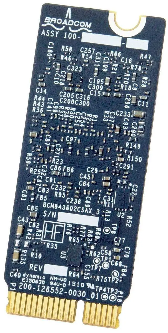 Alt view image 5 of 5 - Willhom Replacement Bluetooth 4.0 Bt Wireless WiFi Airport Card BCM943602CS BCM943602CSAX for MacBook Pro 13" or 15" Retina (2015) A1398 A1502 653-0194 802.11ac