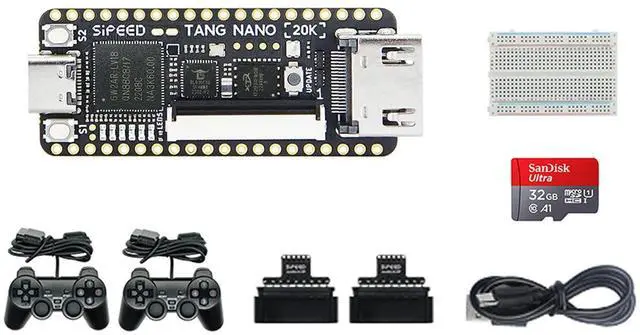 Main image of Sipeed Tang Nano 20K GW2AR-18 FPGA Single Board Computer, Open Source RISCV Linux Retro Game Console, Onboard 64Mbits SDRAM BL616 Debugger, Support Multiple Display Outputs NES Emulator