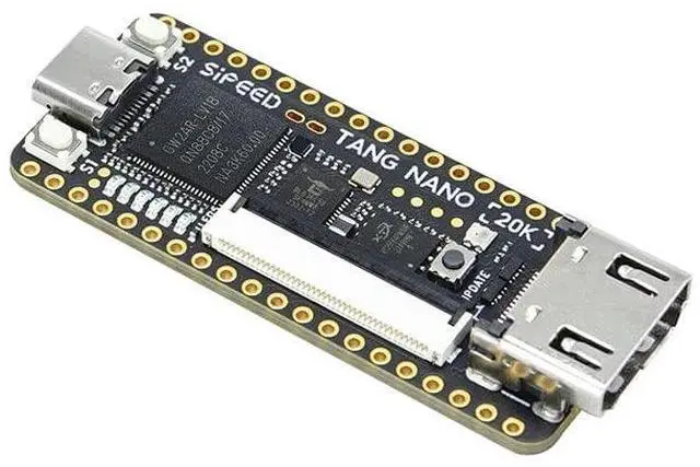 Alt view image 4 of 5 - Sipeed Tang Nano 20K GW2AR-18 FPGA Single Board Computer, Open Source RISCV Linux Retro Game Console, Onboard 64Mbits SDRAM BL616 Debugger, Support Multiple Display Outputs NES Emulator