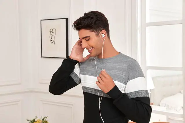 Alt view image 2 of 5 - Kinboofi KZ ZSX in Ear Headphone Monitor, Hybrid HiFi IEM Earphone with 5BA 1DD 6 Drivers Wired Earphone, KZ Earbuds with Detachable 2 Pin Cable for Church Band Musician Singer(Black No Mic)