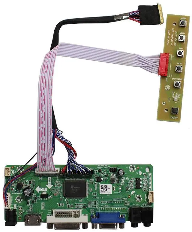 Main image of VSDISPLAY VGA DVI Audio LCD Controller Board Kit for ltm184hl01 c01 1920x1080 15.6 17.3 inch Panel Screen B156HW01 V0 V4 V7 B156HW02 LP156WF1 N156HGE LP173WF1 N173HGE HSD173UHW1 B173HW01
