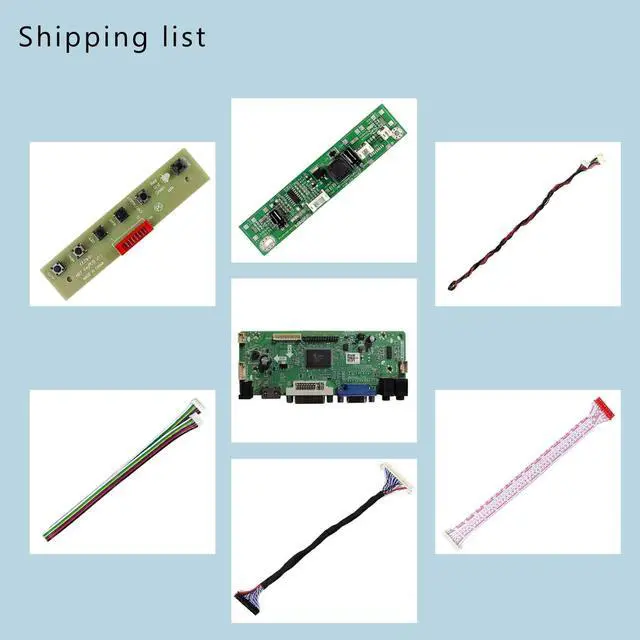 Alt view image 5 of 5 - VSDISPLAY DVI VGA Audio LCD Controller Board Work for 17" 4:3 1280x960 DV170YGM-N10 DV170YGZ-N10 LVDS LCD Screen