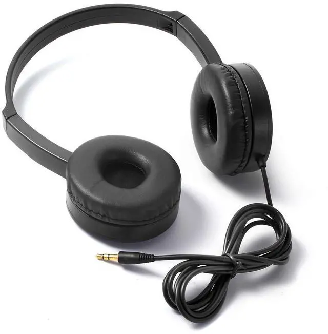 Alt view image 4 of 5 - Kaysent School Headphones for Classroom Students - (KHPC-12B) 12 Packs Black Color Kids' Headphones for School, Library, Computers, Children and Adult(No Microphone)