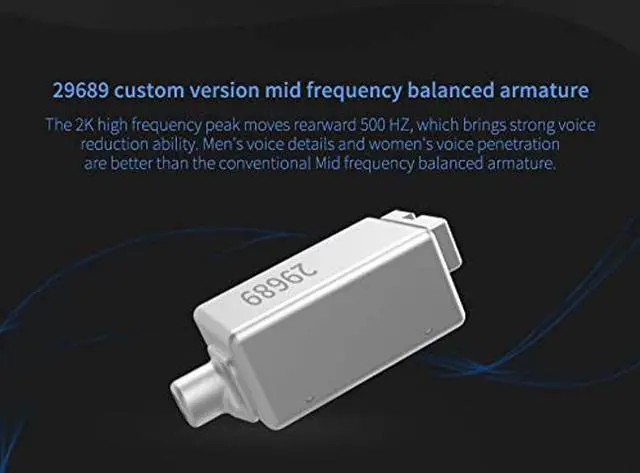 Alt view image 4 of 5 - KZ AS16 Wired Sound Isolating Earbuds with Microphone,High Definition Sound 16 Drivers IEM Wired Earphones/Earbuds/Headphones with Detachable Cable 2Pin for Musician Audiophile (AS16 Blue, with Mic)