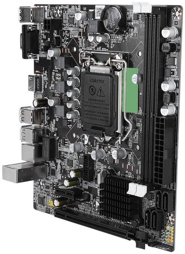 Alt view image 5 of 5 - Desktop PC Motherboard,DDR3 Motherboard for Intel B75,LGA 1155,DDR3 1066/1333/1600/1866MHz,6 Channel Audio,PCI E X16 /USB 3.0/SATA 3.0/RJ45//VGA Interface,Support I3 I5 I7 CPU