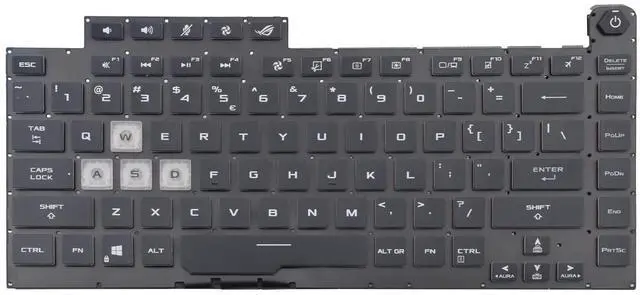 Alt view image 3 of 5 - SUNMALL Replacement Keyboard Compatible with Asus G512 G531GD G531GT G531GU G531GV G531GW G532 GL531 G15 6037B0203201The Backlight is Eight Stitch