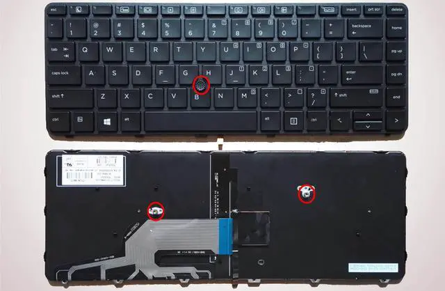 Alt view image 2 of 2 - SOUTHERNINTL New Repalcement for HP ProBook 430 440 445 G3 G4 640 645 G2 G3 US Keyboard Backlit with Mouse Point 840801-001 822338-001