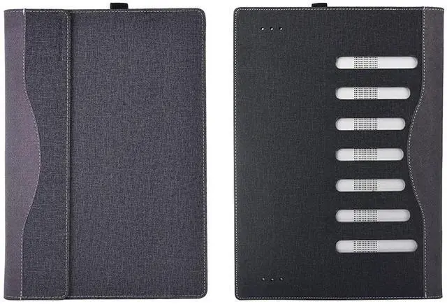 Alt view image 3 of 5 - RUNMEIJIA Laptop Case Cover only for HP EliteBook 840 G8/845 G8 14 inch [Do Check Model] Notebook Sleeve Computer Bag Protective PU Leather Shell (Black)