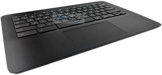 Alt view image 3 of 5 - Partsatoz Laptop Palmrest Upper Case Top Cover with US Non-Backlit Keyboard and Touchpad Assembly Replacement C Cover for HP Chromebook 14 G7 TPN-Q255 M47207-001 - Black