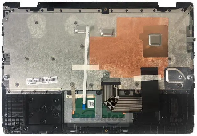 Alt view image 2 of 5 - Rinbers Laptop Palmrest Upper Case with US Keyboard and Touchpad Assembly Replacement for Lenovo Chromebook 11 100e 2nd Gen MTK 81QB 5CB0X55485 5CB0U26489