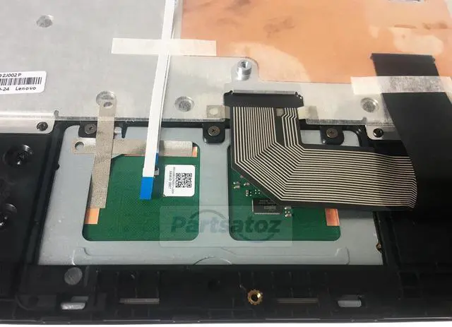 Alt view image 5 of 5 - Rinbers Laptop Palmrest Upper Case with US Keyboard and Touchpad Assembly Replacement for Lenovo Chromebook 11 100e 2nd Gen MTK 81QB 5CB0X55485 5CB0U26489