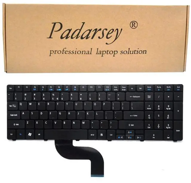 Main image of Padarsey Laptop Replacement Keyboard Compatible for Acer Aspire 5250 5251 5253 5336 5551 5552 5560 5733 5733z 5736Z 5738Z 5740 5741 5742 5750 5750G 5810 7741 7551 Series US Layout