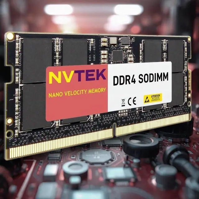 Alt view image 2 of 5 - NVTEK 16GB (1X16GB) DDR4 3200MHZ PC4-25600 SODIMM 2Rx8 1.2V CL22 260-PIN Non-ECC Laptop PC Computer Memory
